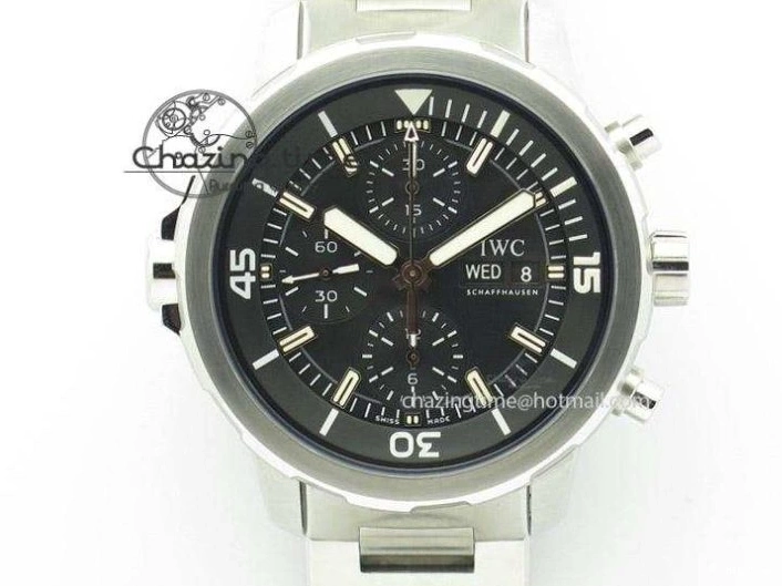 MIROTIME 0427 Aquatimer Chrono SS V6SF 1:1 Best Edition Blue Dial on SS Bracelet A Modern 7032